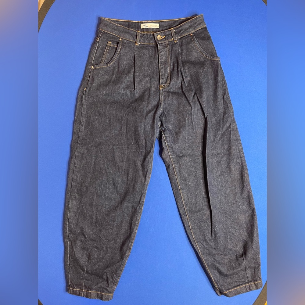 Zara high waisted baggy jeans